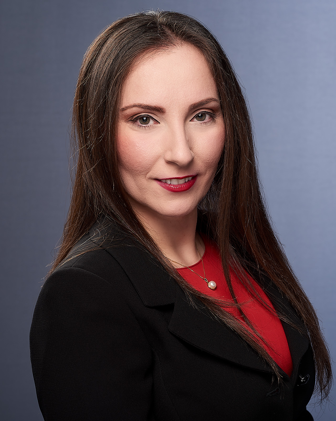 A woman lawyer in an executive headshot in Los Angeles made by The Light Committee