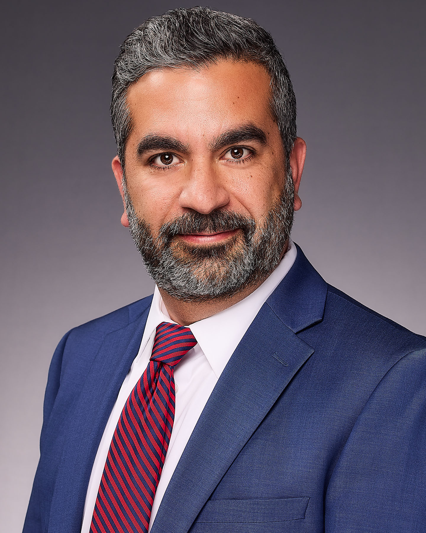 A lawyer in an executive headshot in Los Angeles made by The Light Committee