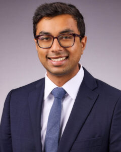 ERAS medical residency headshot of a man in glasses in a LA studio