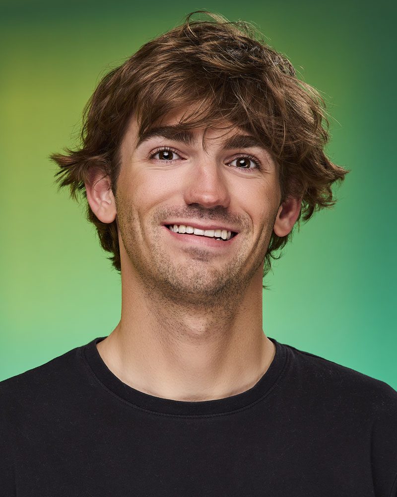 colorful commercial actor headshot of a man made in Los Angeles