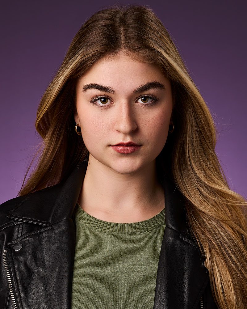 studio theatrical headshot of an actress in Los Angeles