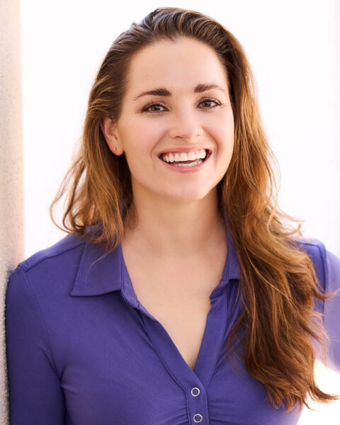 A commercial actor headshot of a woman in natural near Los Angeles